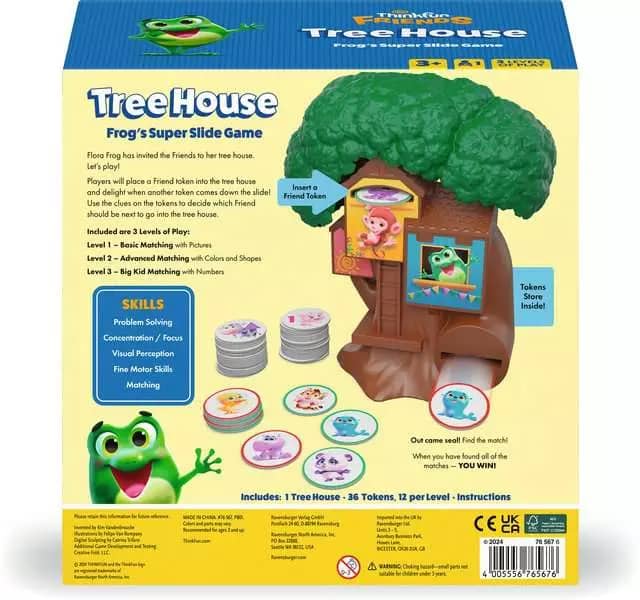 ThinkFun - Friends: Tree House Frog's Super Slide Game