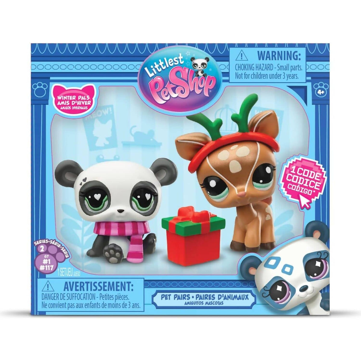 Littlest Pet Shop - Pet Pairs Winter Pals (Holiday Edition) Figurine Playset
