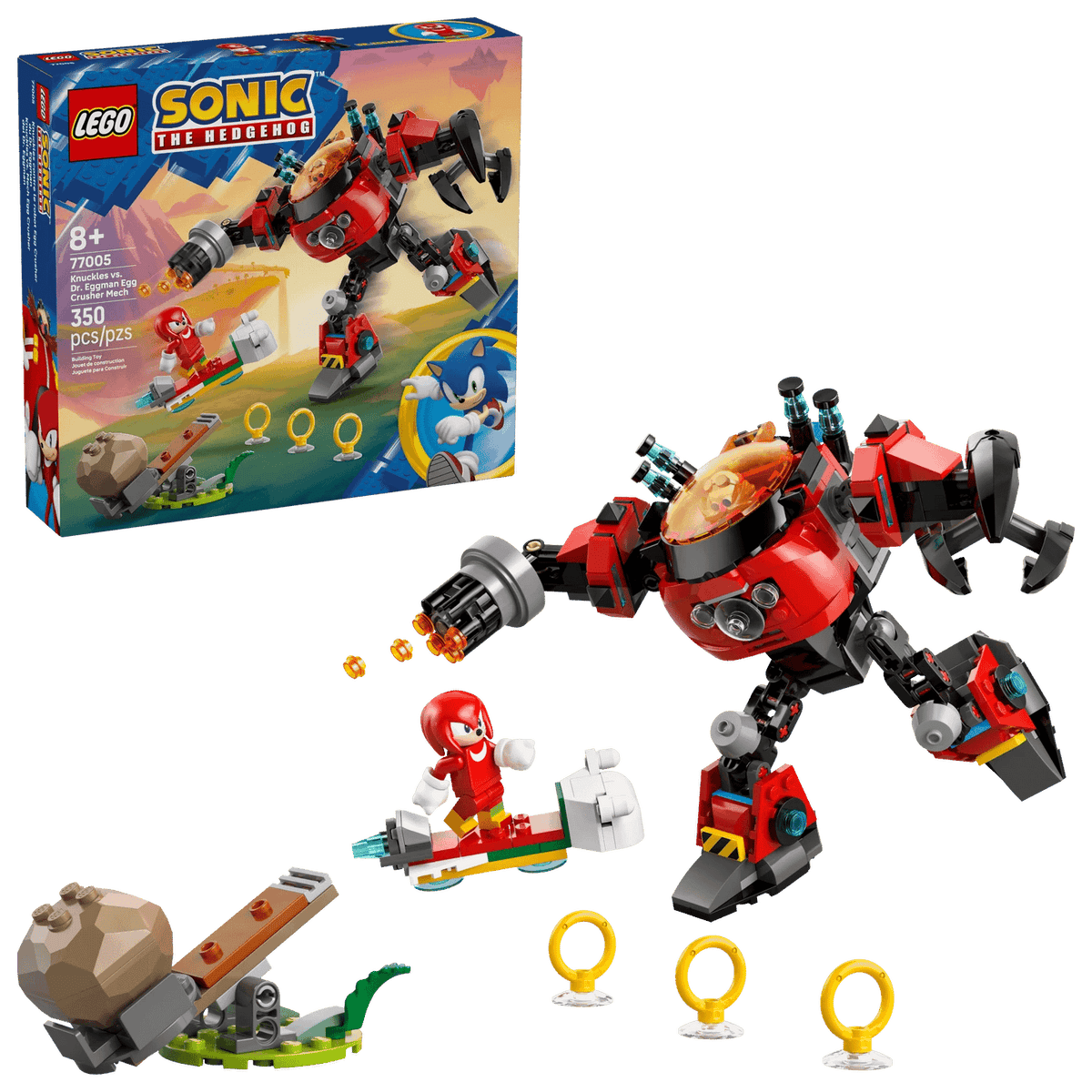 LEGO® 77005 Knuckles vs. Dr. Eggman Egg Crusher Mech - Sonic the Hedgehog™