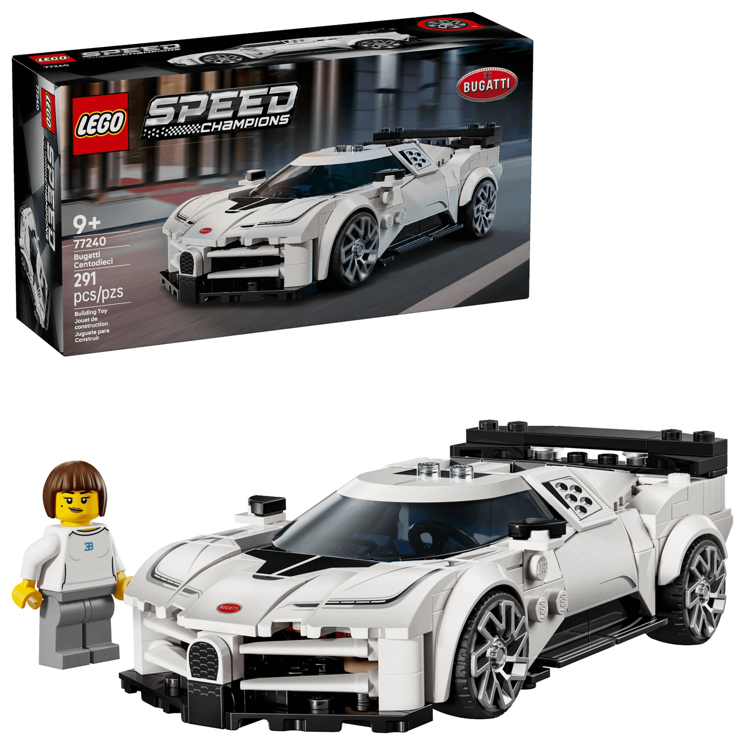 LEGO® 77240 Bugatti Centodieci Hyper Sports Car - SPEED Champions