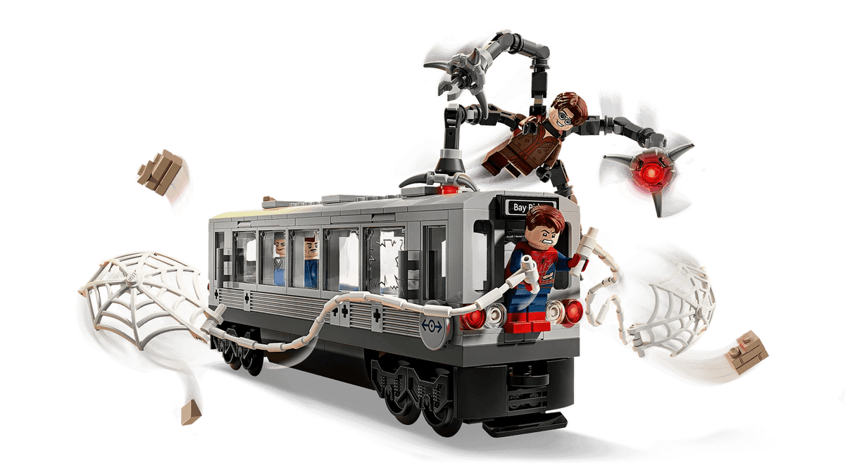 LEGO® 76321 Spider-Man vs. Doc Ock Subway Train Scene - Marvel Super Heroes