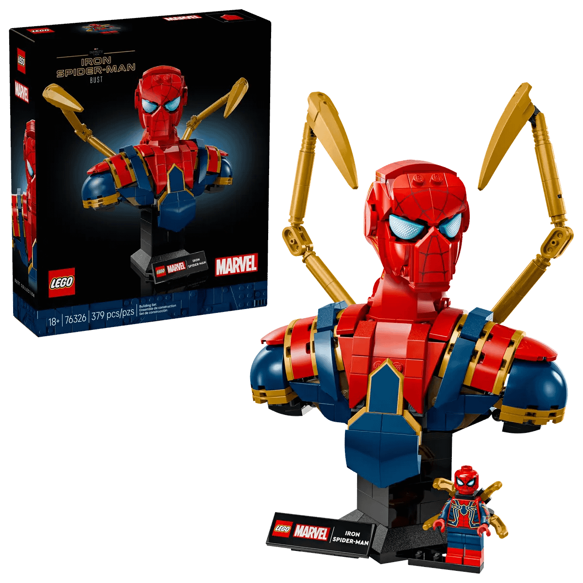LEGO® 76326 Iron Spider-Man Bust - Marvel Super Heroes