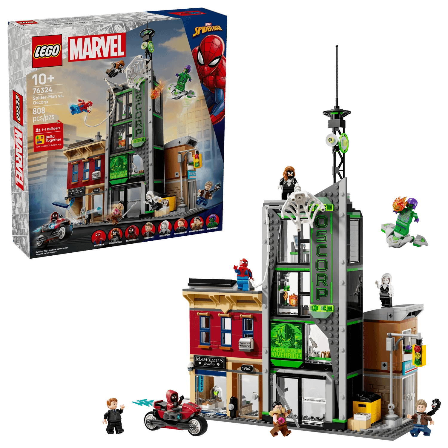 LEGO® 76324 Spider-Man vs. Oscorp - Marvel Super Heroes