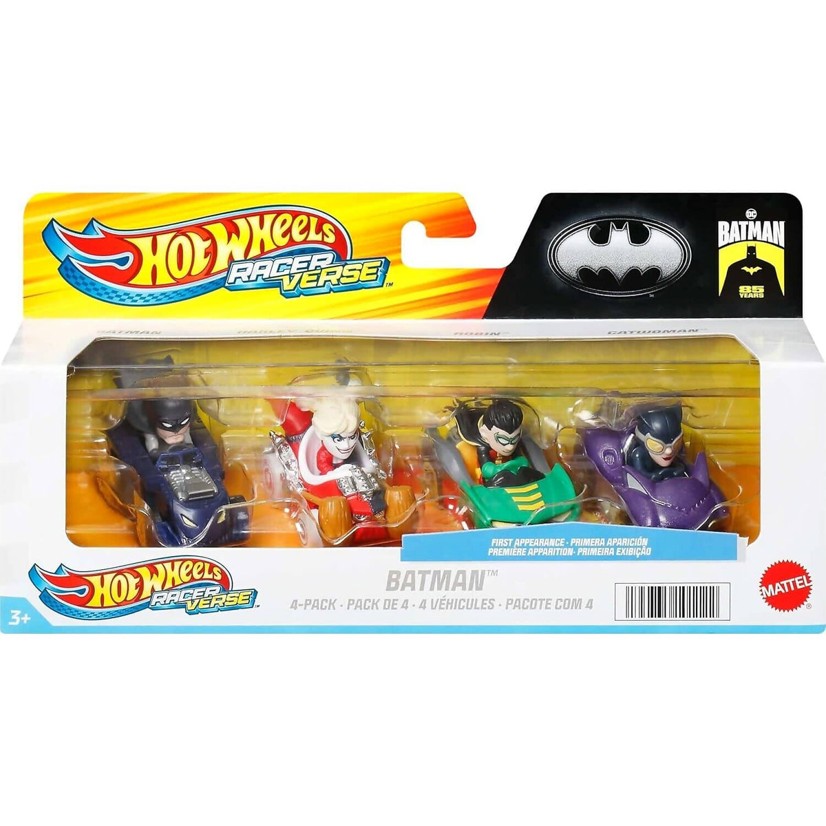 Hot Wheels - RacerVerse Batman 4 Pack - Mattel