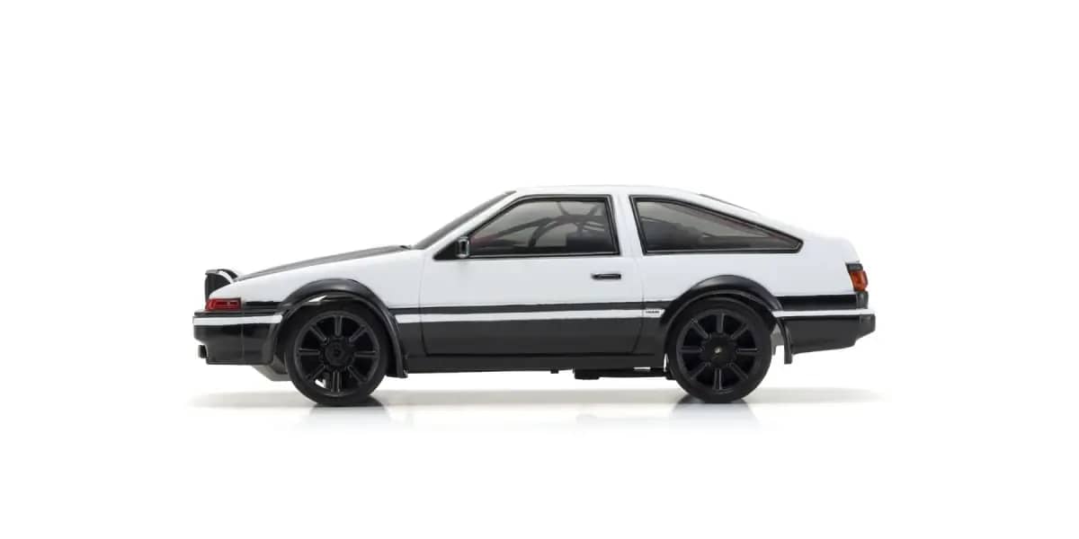 KYOSHO - FIRST MINI-Z TOYOTA SPRINTER TRUENO AE86 WHITE & BLACK - REMOTE CONTROL CAR