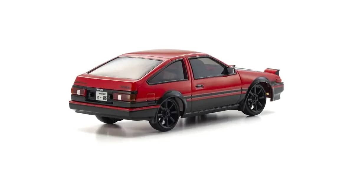 KYOSHO - FIRST MINI-Z TOYOTA SPRINTER TRUENO AE86 RED & BLACK - REMOTE CONTROL CAR