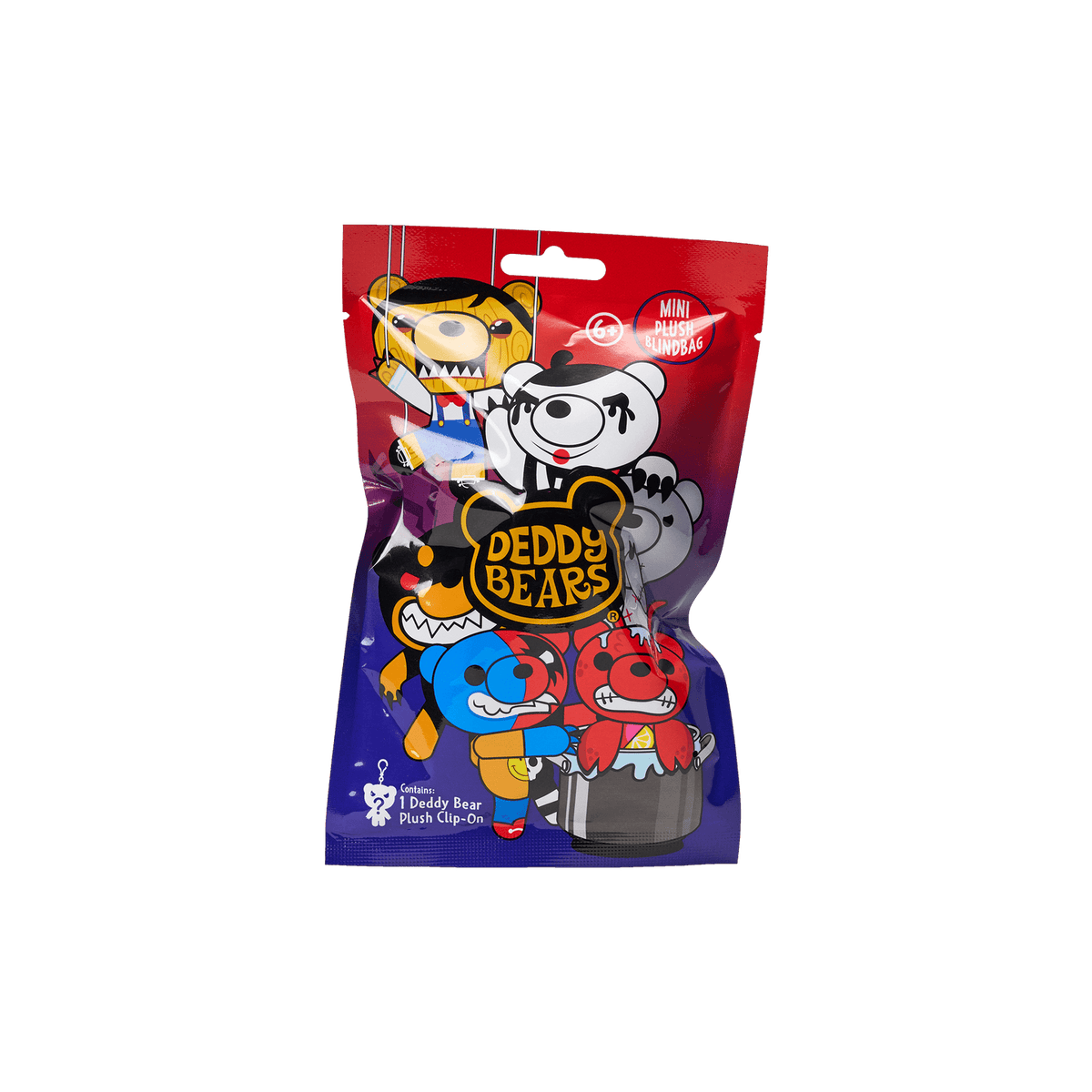 Deddy Bears - Series 4 Edition Mystery Blind Bag - 12cm Plush Clip-On - Jasnor