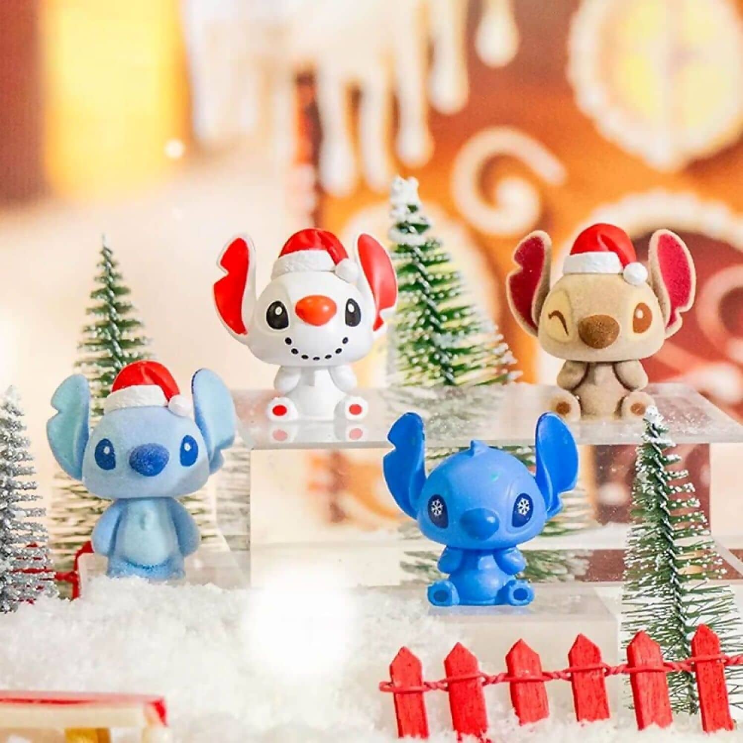 Disney - Lilo & Stitch Christmas Stitch Mini Figurine Mystery Blind Bag - Jasnor