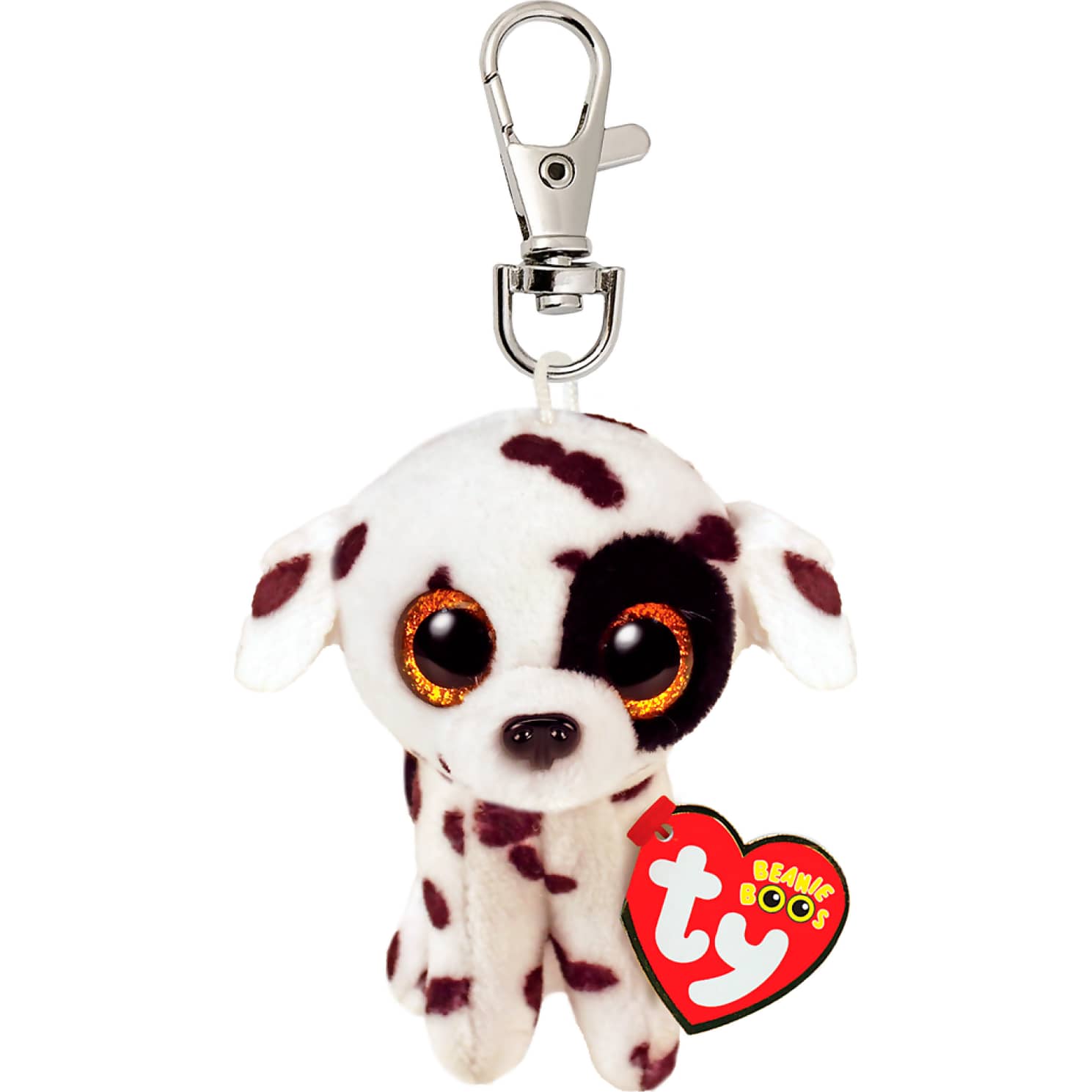 Ty - Beanie Boos - Clip On - Luther Spotted Dog 10cm