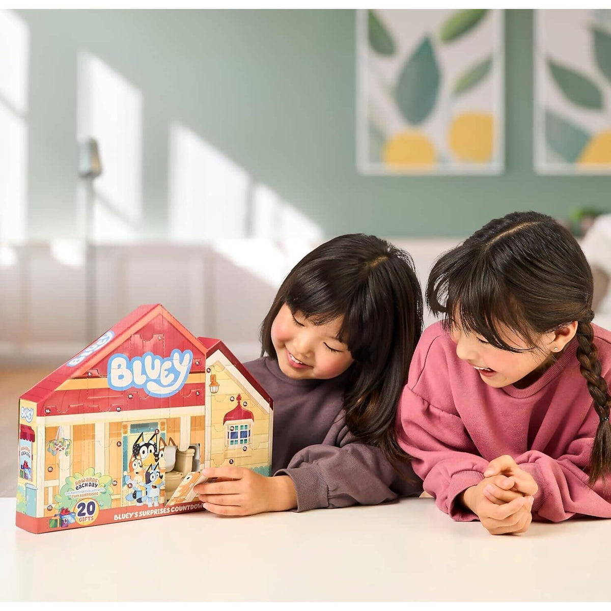 Bluey - Bluey's Surprises Countdown Calendar for any Occasion 20 Gifts Inside