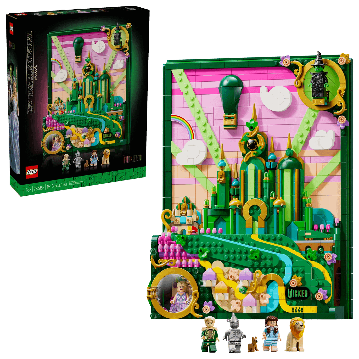 LEGO® 75685 Emerald City Wall Art - Wicked