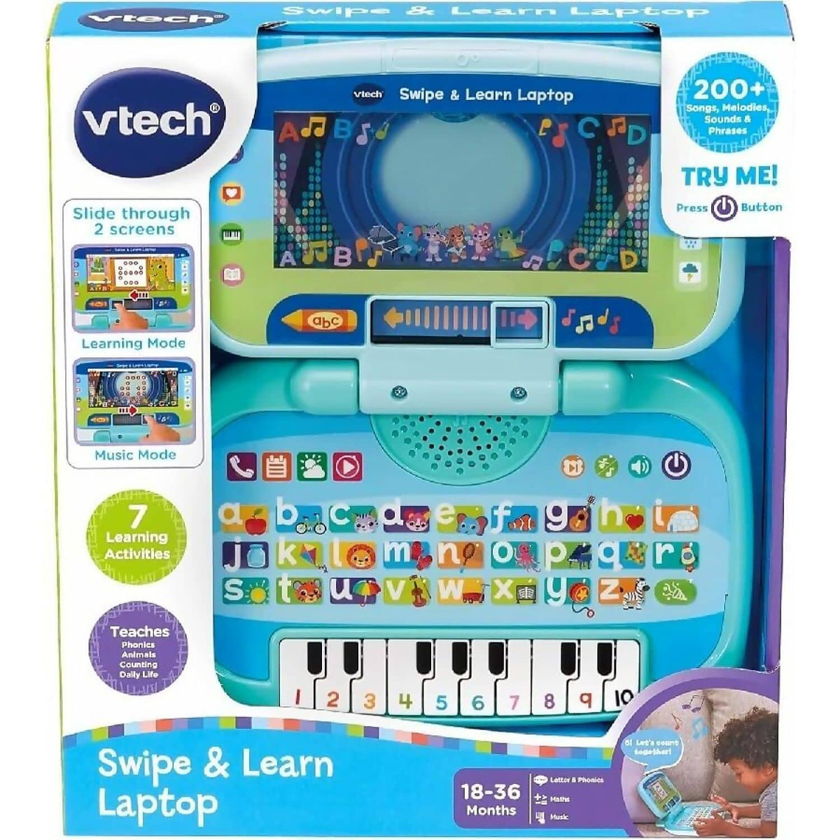 VTech - Swipe & Learn Laptop