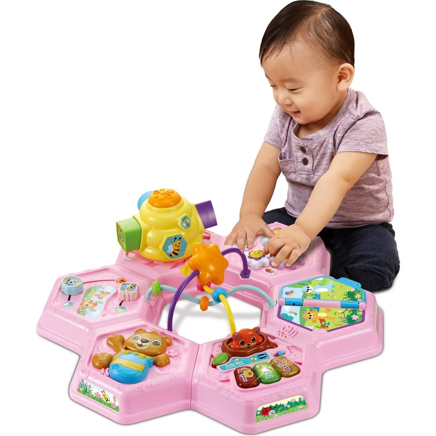 VTech - Baby - Busy Bee Activity Table - Pink