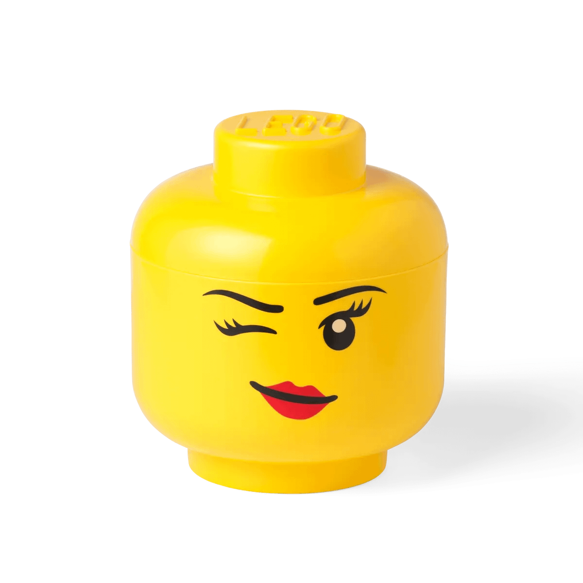LEGO® Storage Head Girl Winking Large - Room Copenhagen