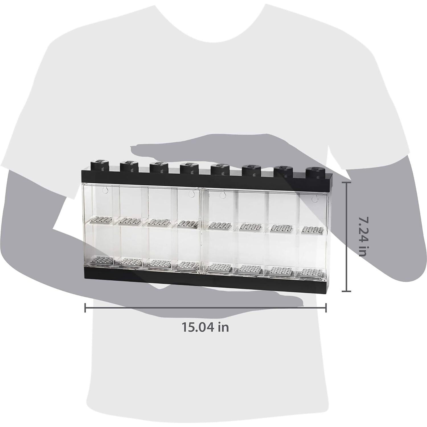 LEGO® Minifigure Display Case 16 Black - Room Copenhagen