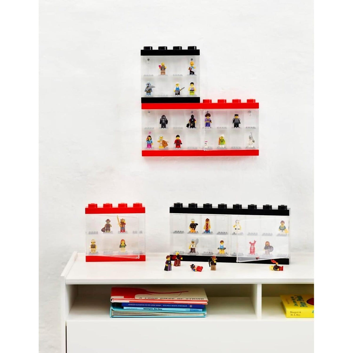 LEGO® Minifigure Display Case 16 Black - Room Copenhagen