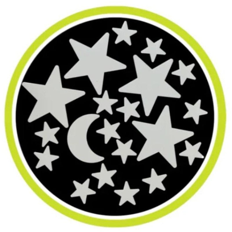 Brainstorm Toys - The Original Glowstars Company Glow in the Dark Cosmic Glow Moon & Stars