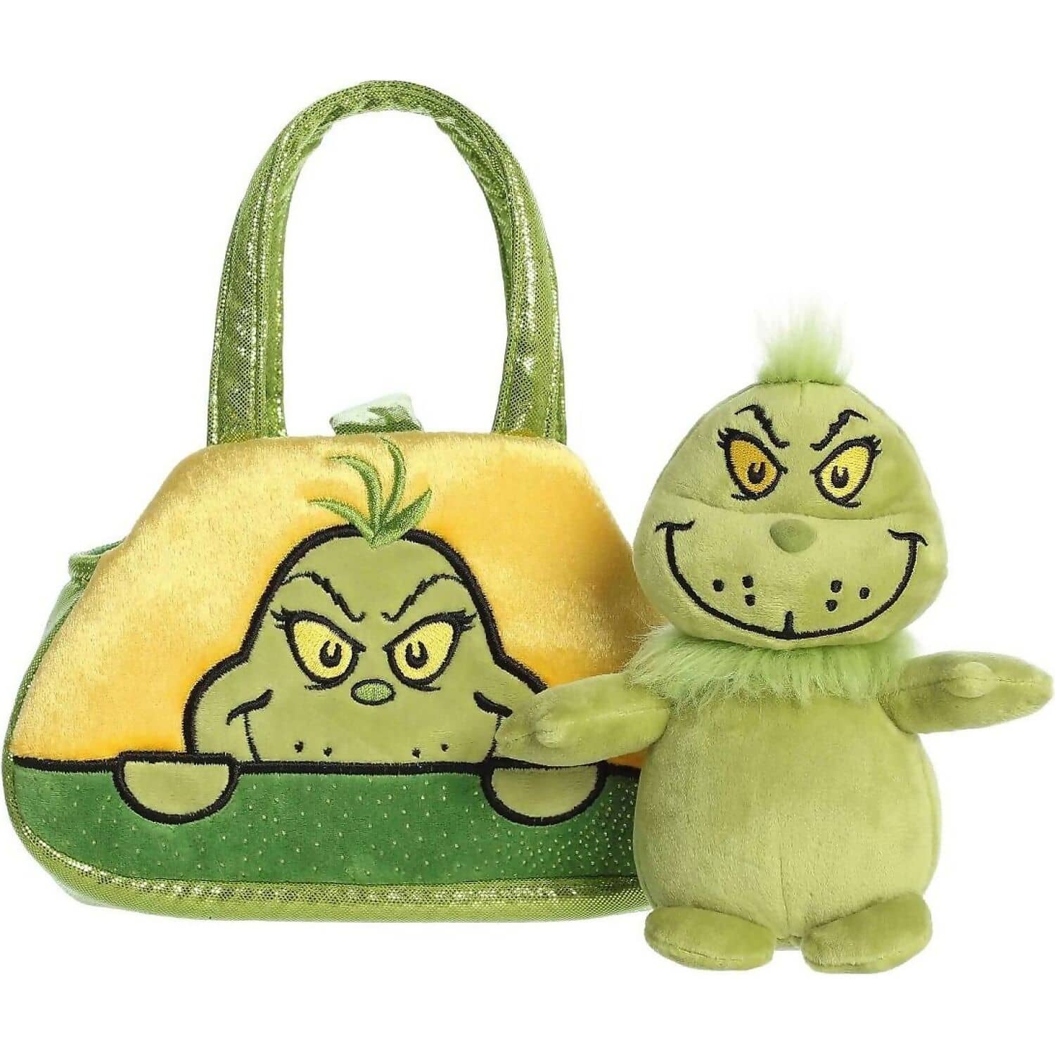 Cotton Candy - Xmas Fancy Pals Dr. Seuss The Grinch Peek-A-Boo - Plush Christmas