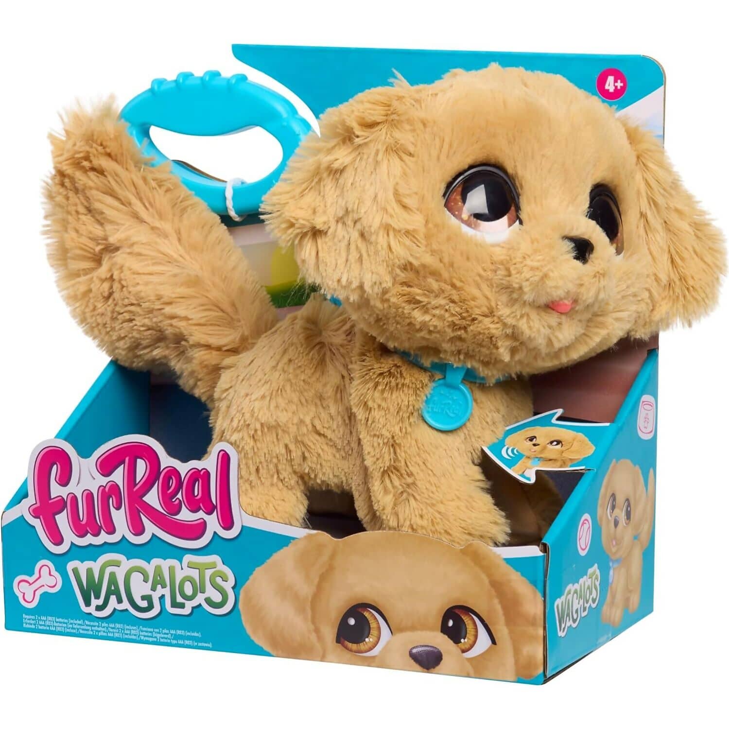FurReal - Wag-a-Lots Golden Retriever Interactive Plush