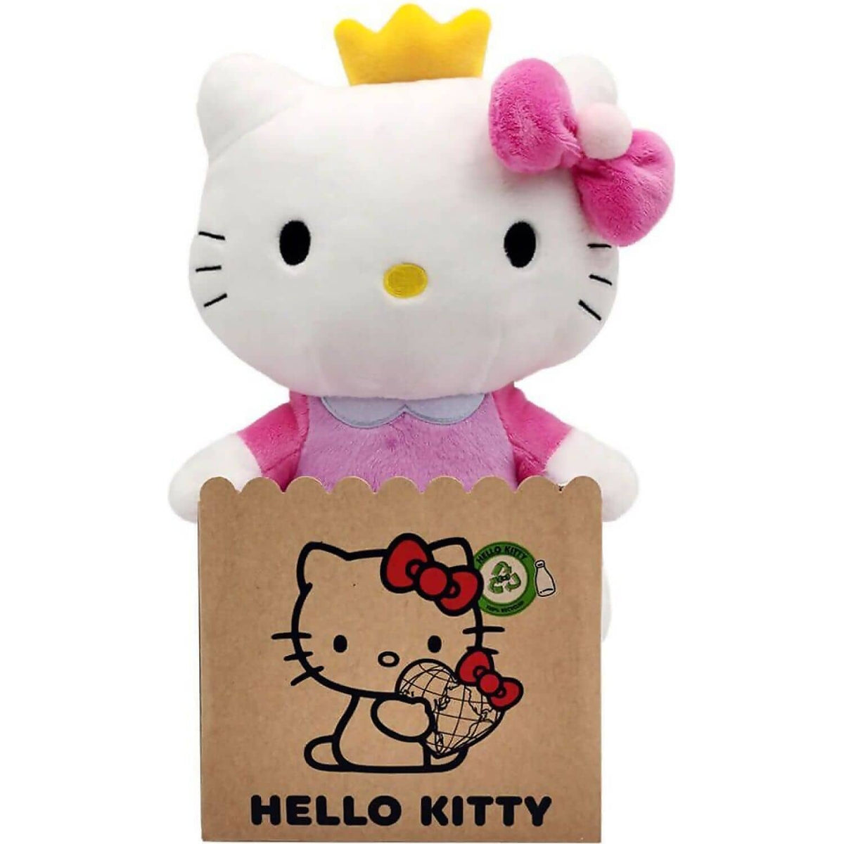Hello Kitty - And Friends - Hello Kitty Princess Eco Large 24cm Plush - Jasnor