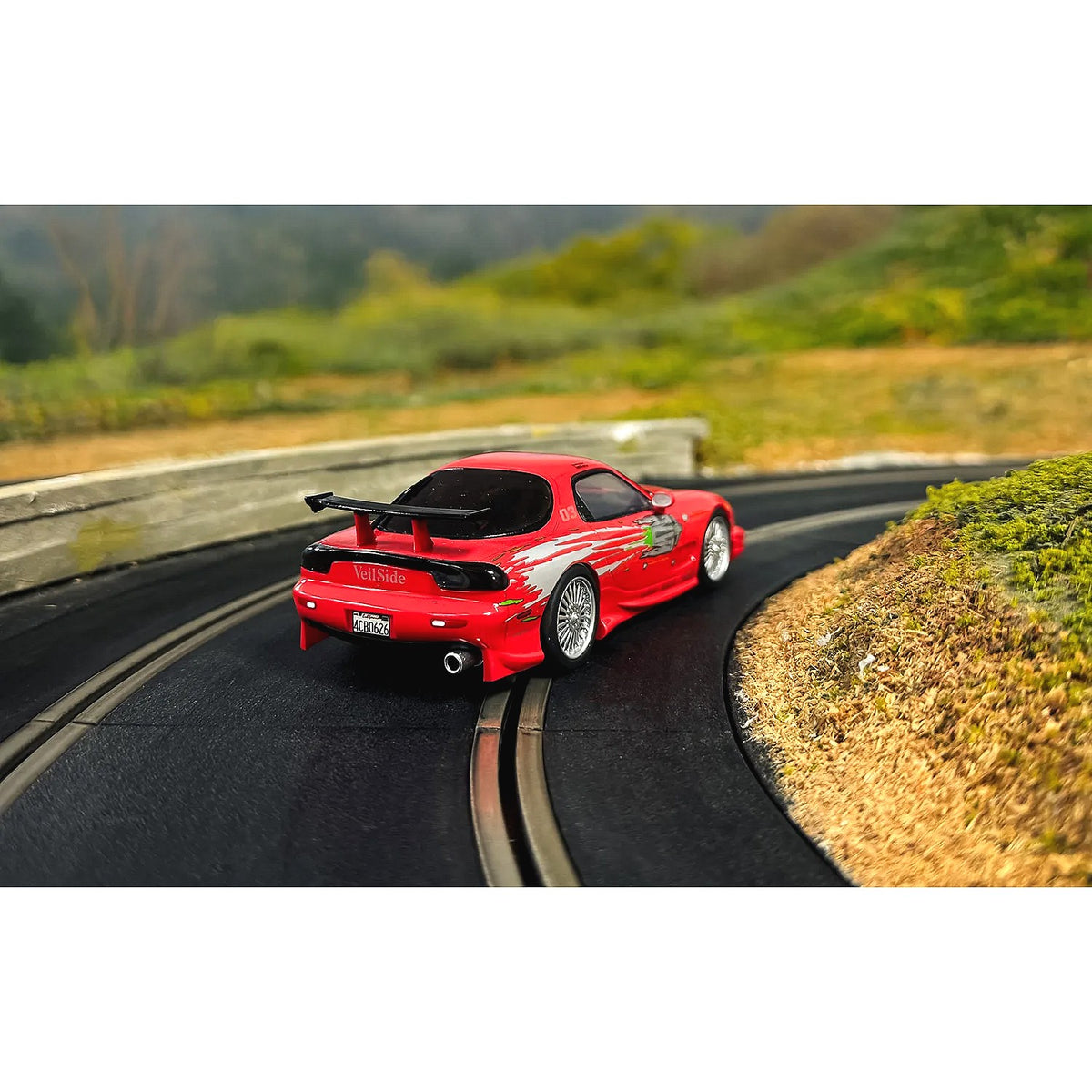 SCALEXTRIC - 1/32 MAZDA RX7 - THE FAST AND THE FURIOUS DOM TURETTO SLOT CAR