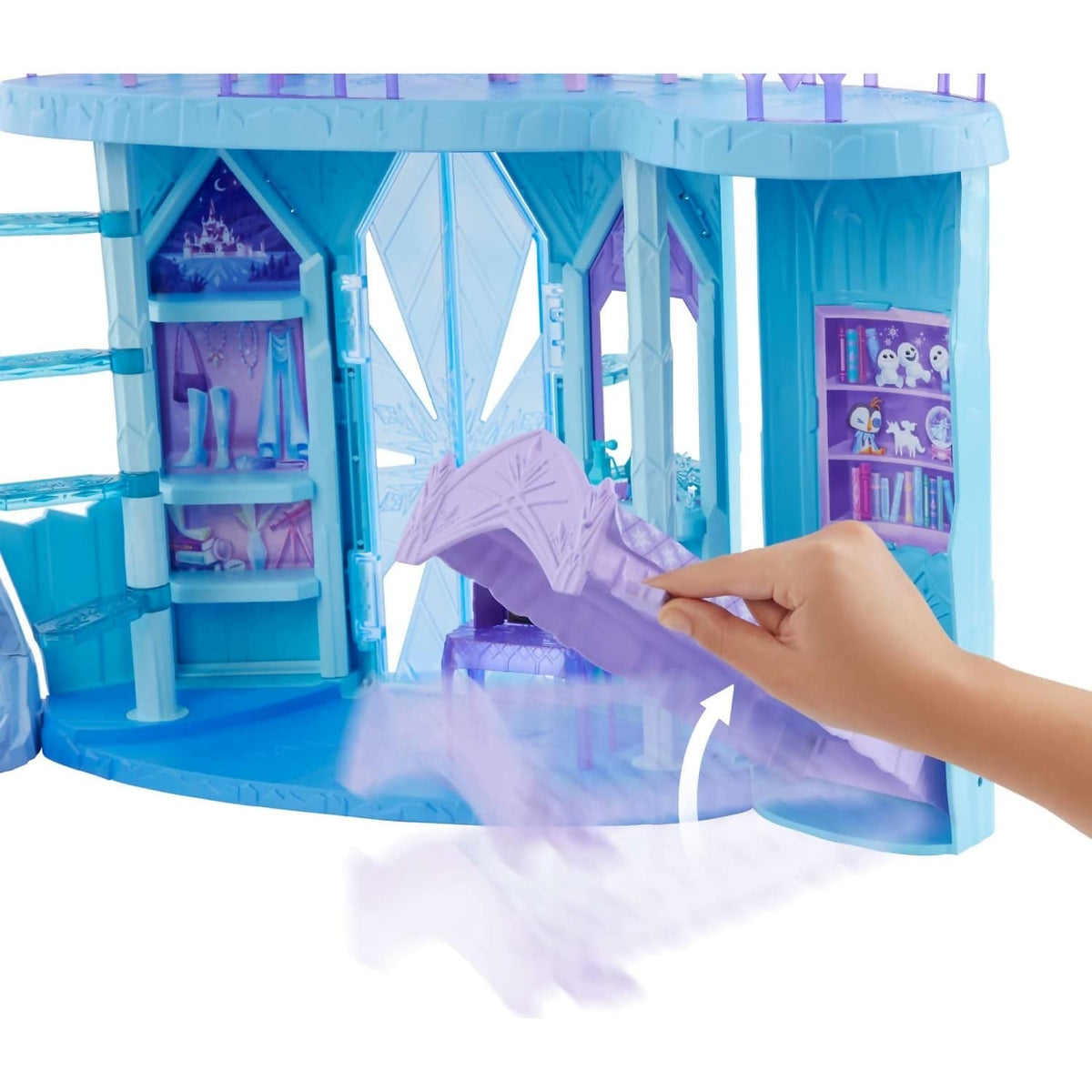 Disney Frozen - Elsa's Frozen Ice Palace Castle Playset with Olaf & Accessories - Mattel