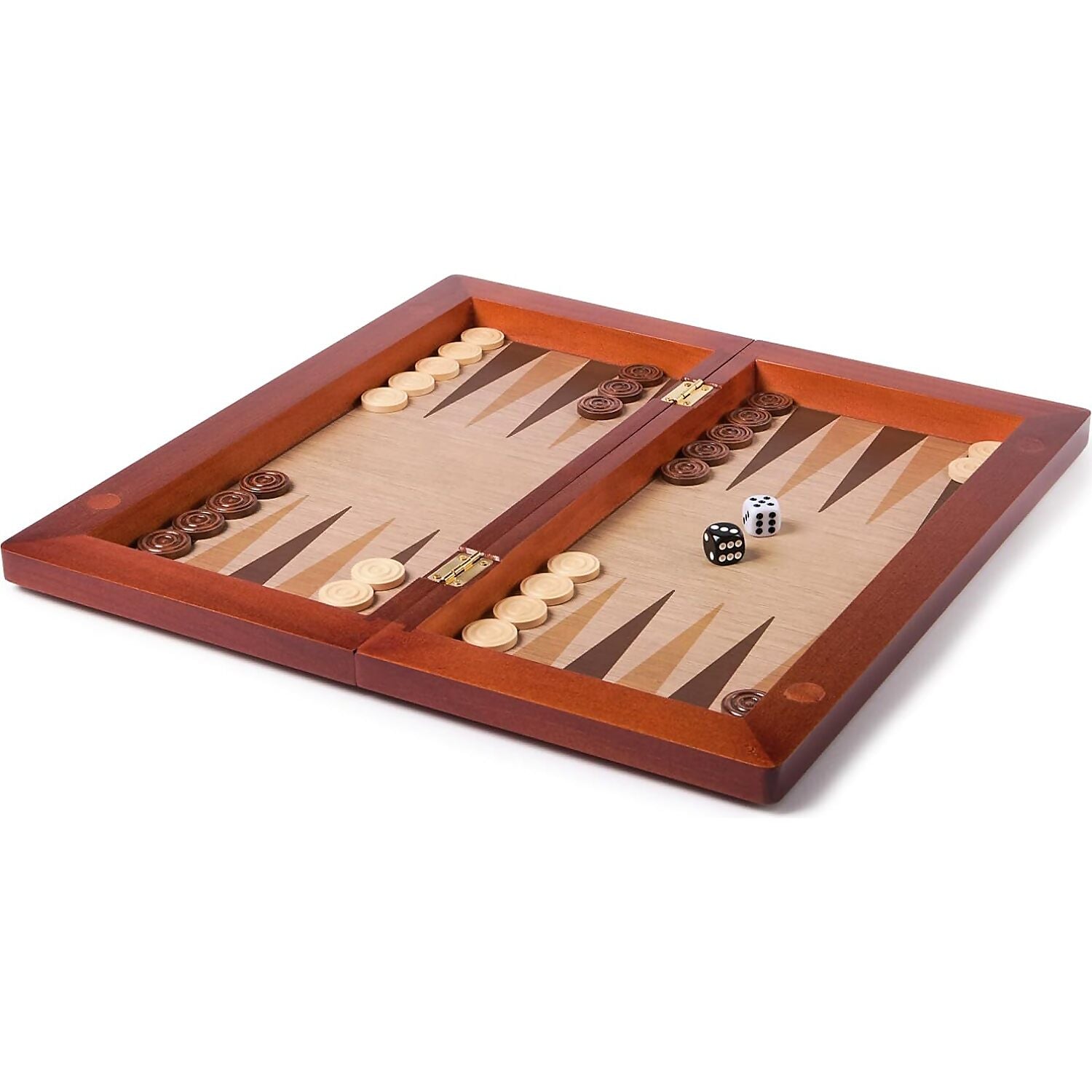 Cardinal Classics - Wood Chess Checkers & Backgammon Set