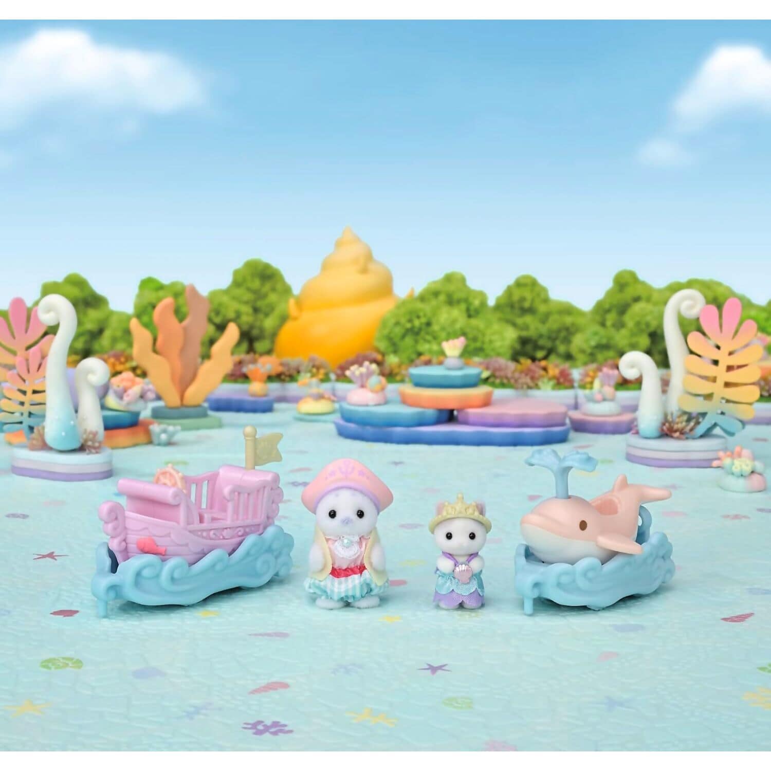 Sylvanian Families - Amusement Park Ride Playset - Ride the Waves
