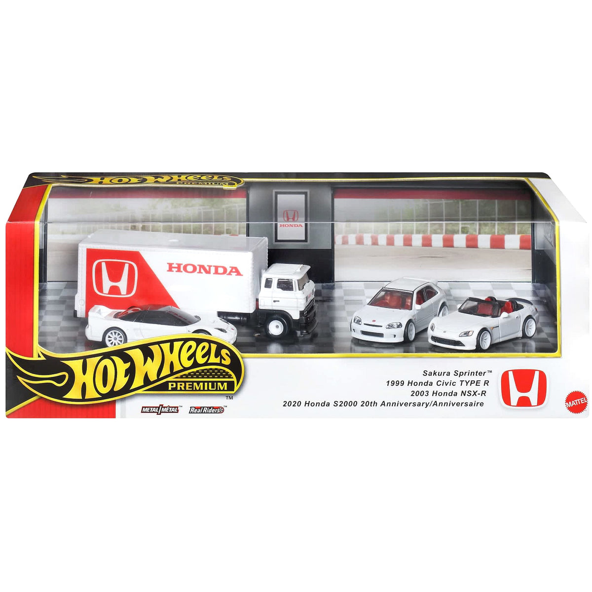 Hot Wheels - Premium Honda Collector Display Set Scale 1:64 - Mattel
