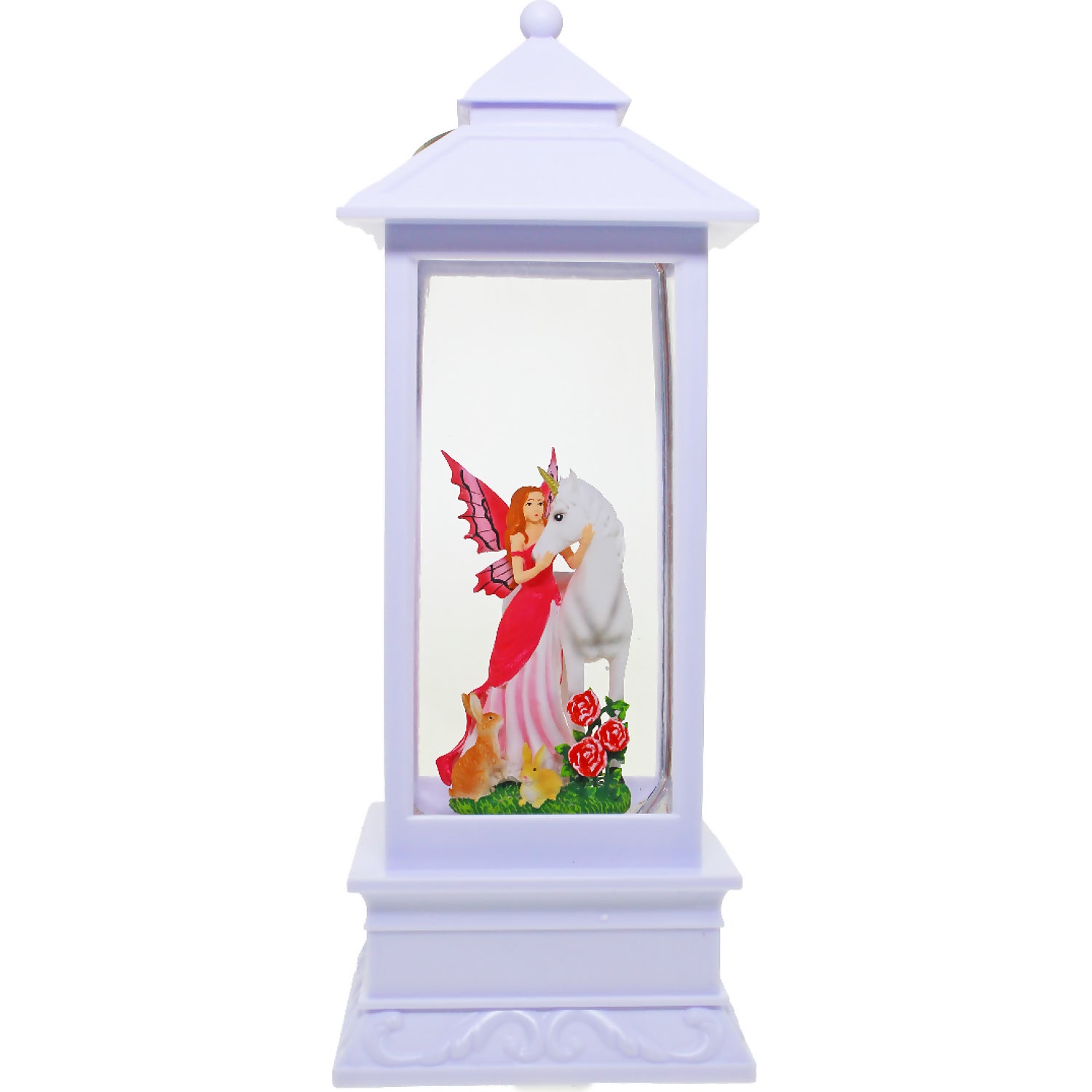 Cotton Candy - White Lantern Fairy Unicorn