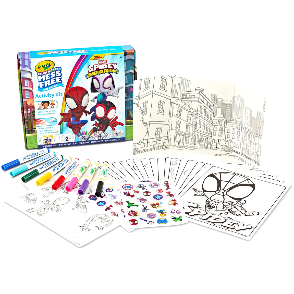 Crayola - Colour Wonder Activity Kit Marvel Spidey and his Amazing Friends