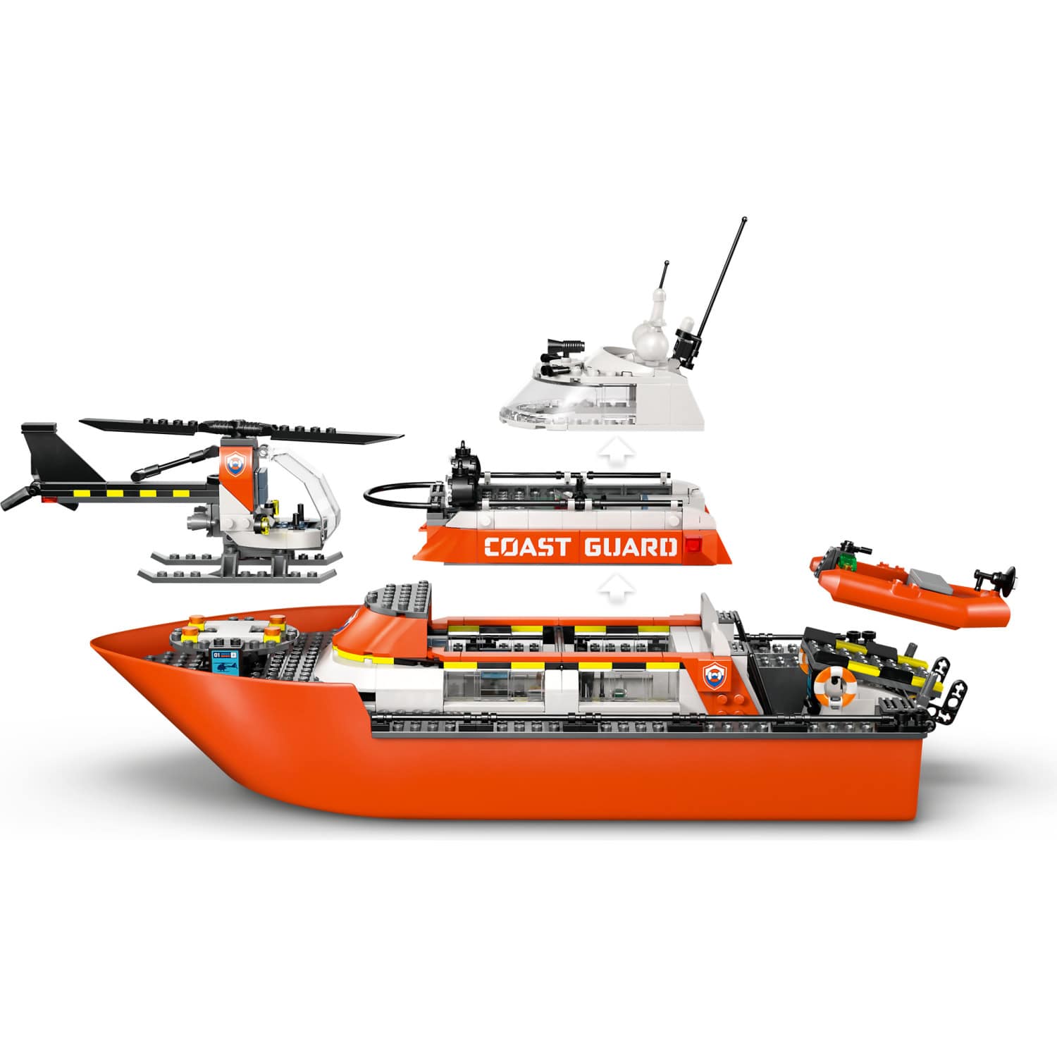 LEGO® 60504 Coast Guard Rescue Boat & Helicopter - City