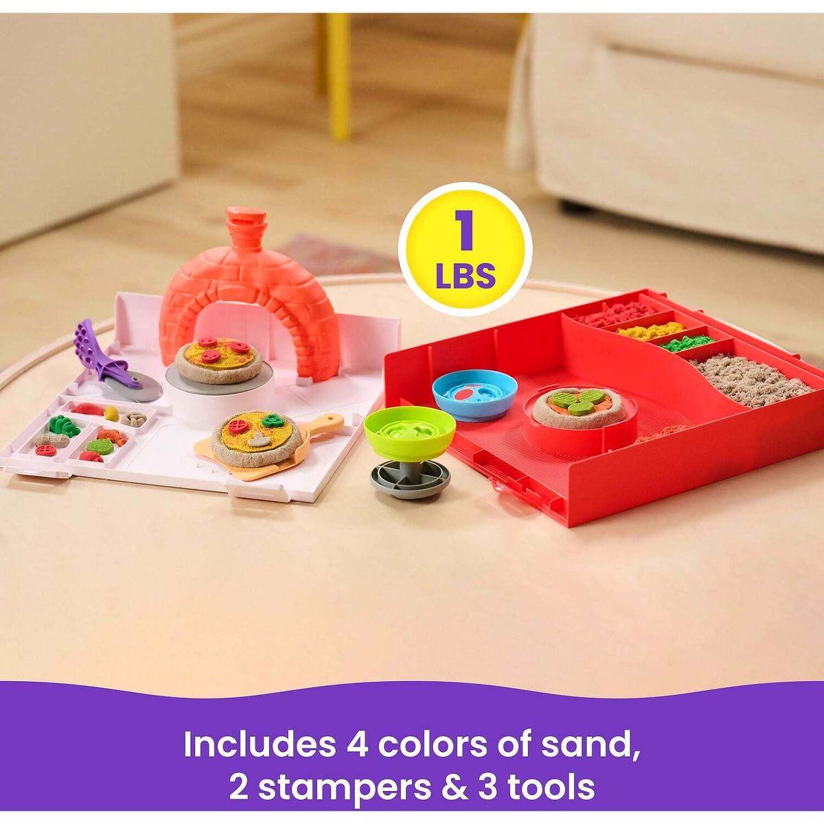 Kinetic Sand - Squish Pizza