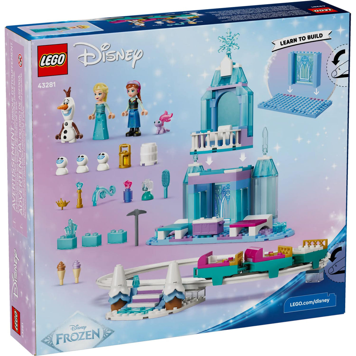 LEGO® 43281 Elsa's Ice Castle & Snow Ride Adventure - Disney 4+