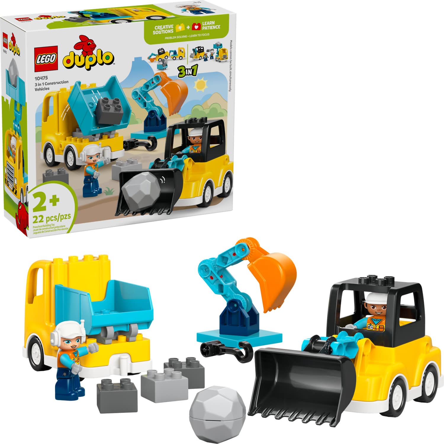 LEGO® 10475 3-in-1 Construction Vehicles - DUPLO®