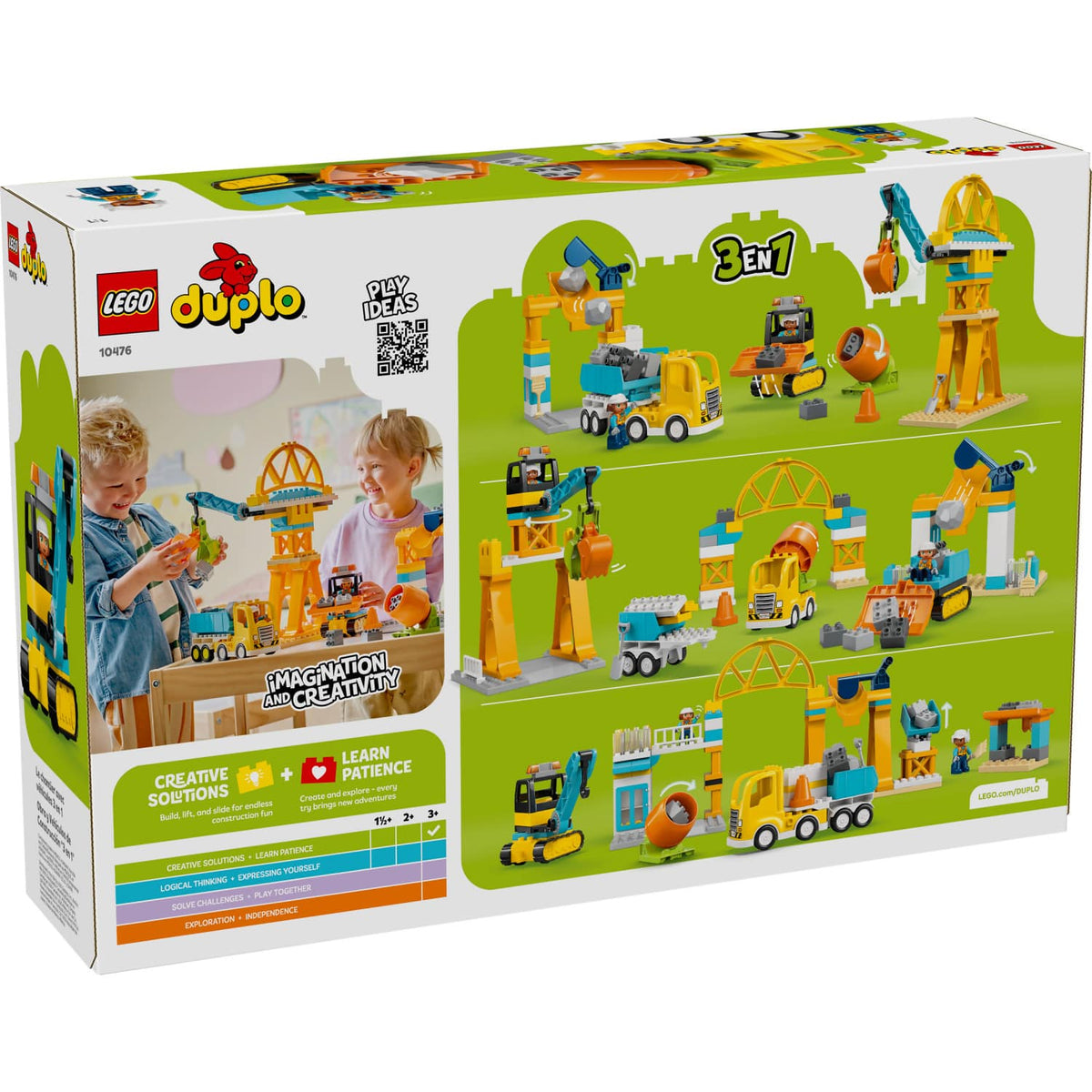 LEGO® 10476 3-in-1 Construction Site and Vehicles - DUPLO®