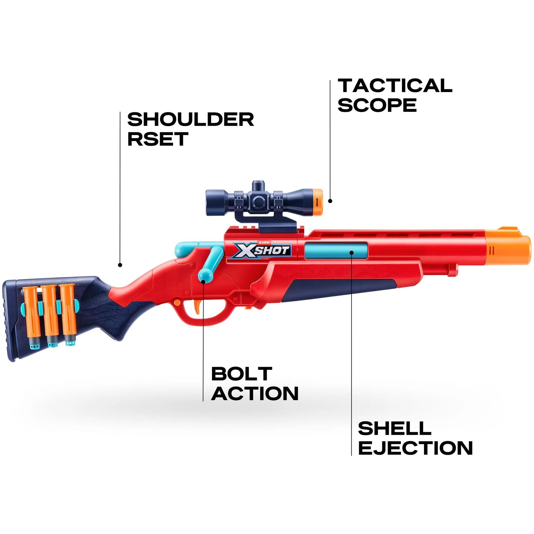 ZURU - XShot Excel Ejector Shell Blaster