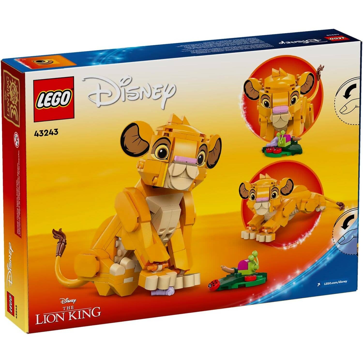 LEGO® 43243 Simba the Lion King Cub - Disney