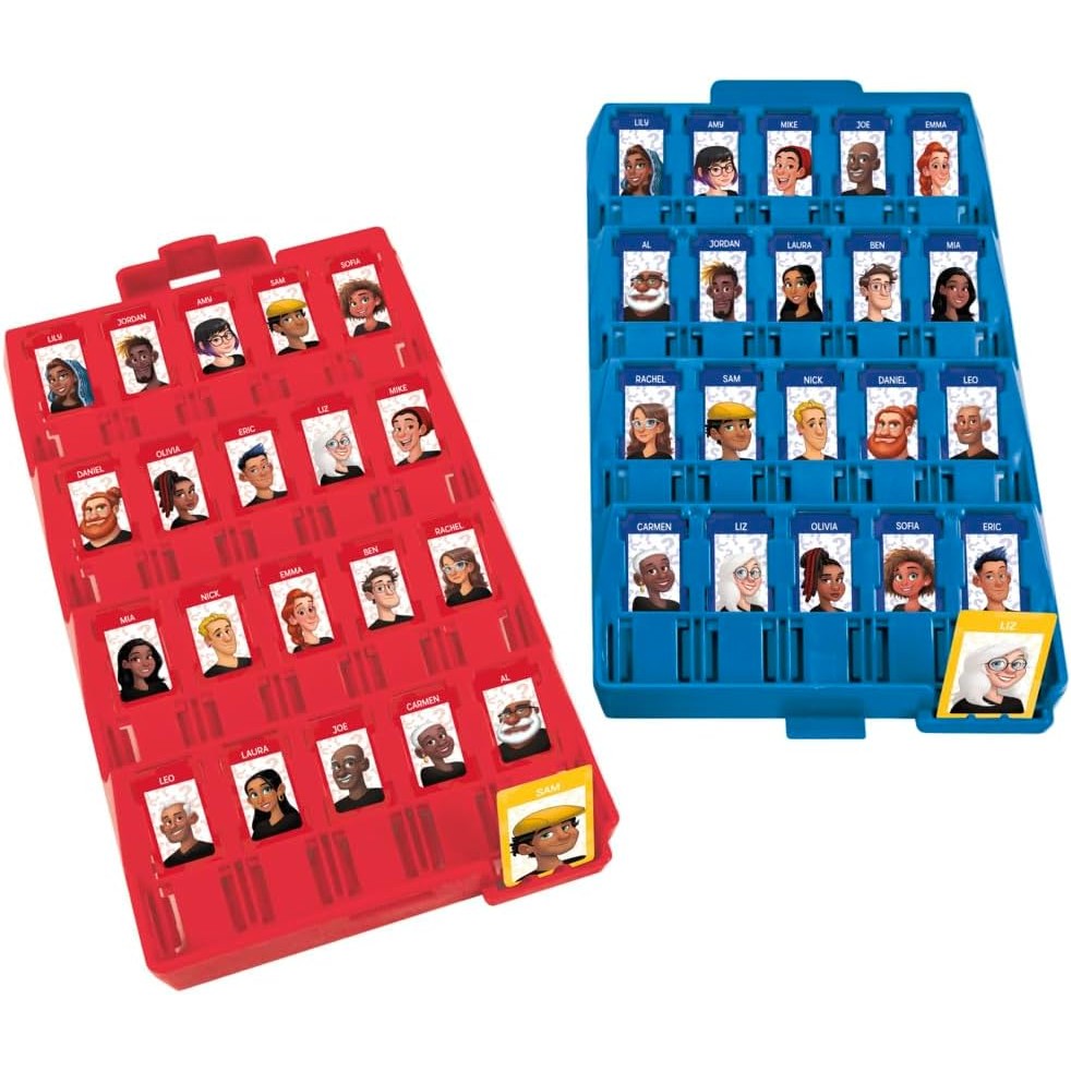 Hasbro - Gaming - Guess Who? Grab & Go! Portable Travel Board Game