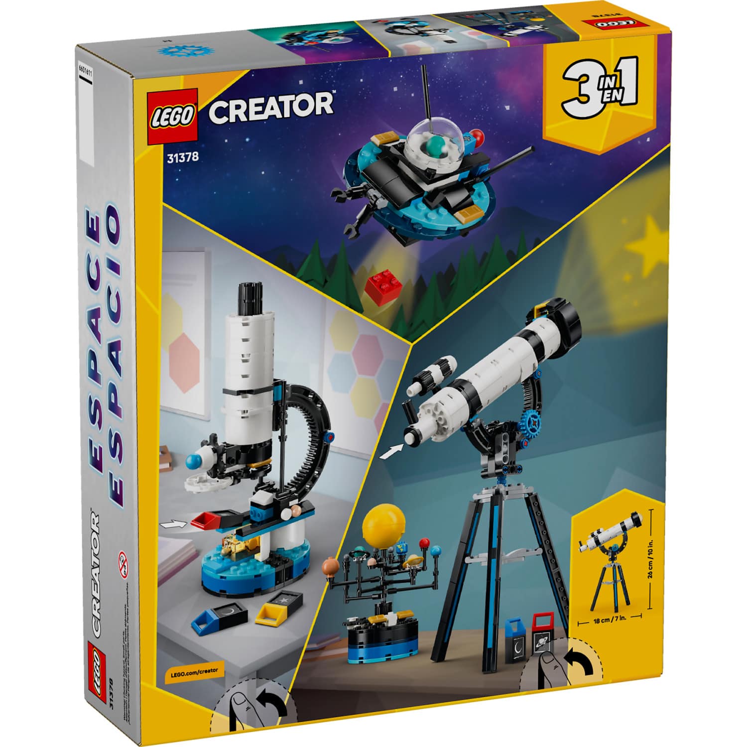 LEGO® 31378 Space Exploration Telescope - Creator 3-in-1