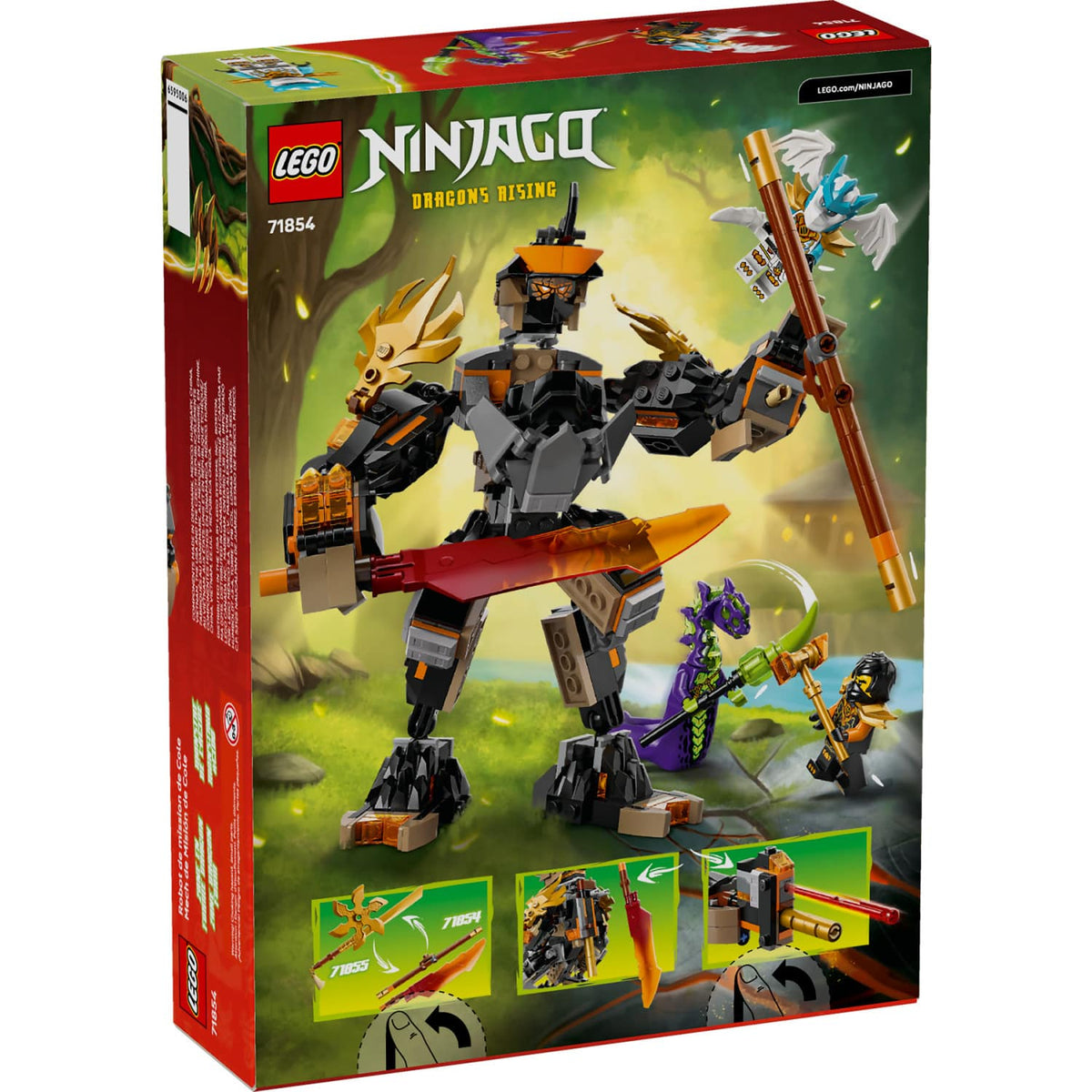 LEGO® 71854 Cole's Mission Mech & Dragon Zane - NINJAGO®