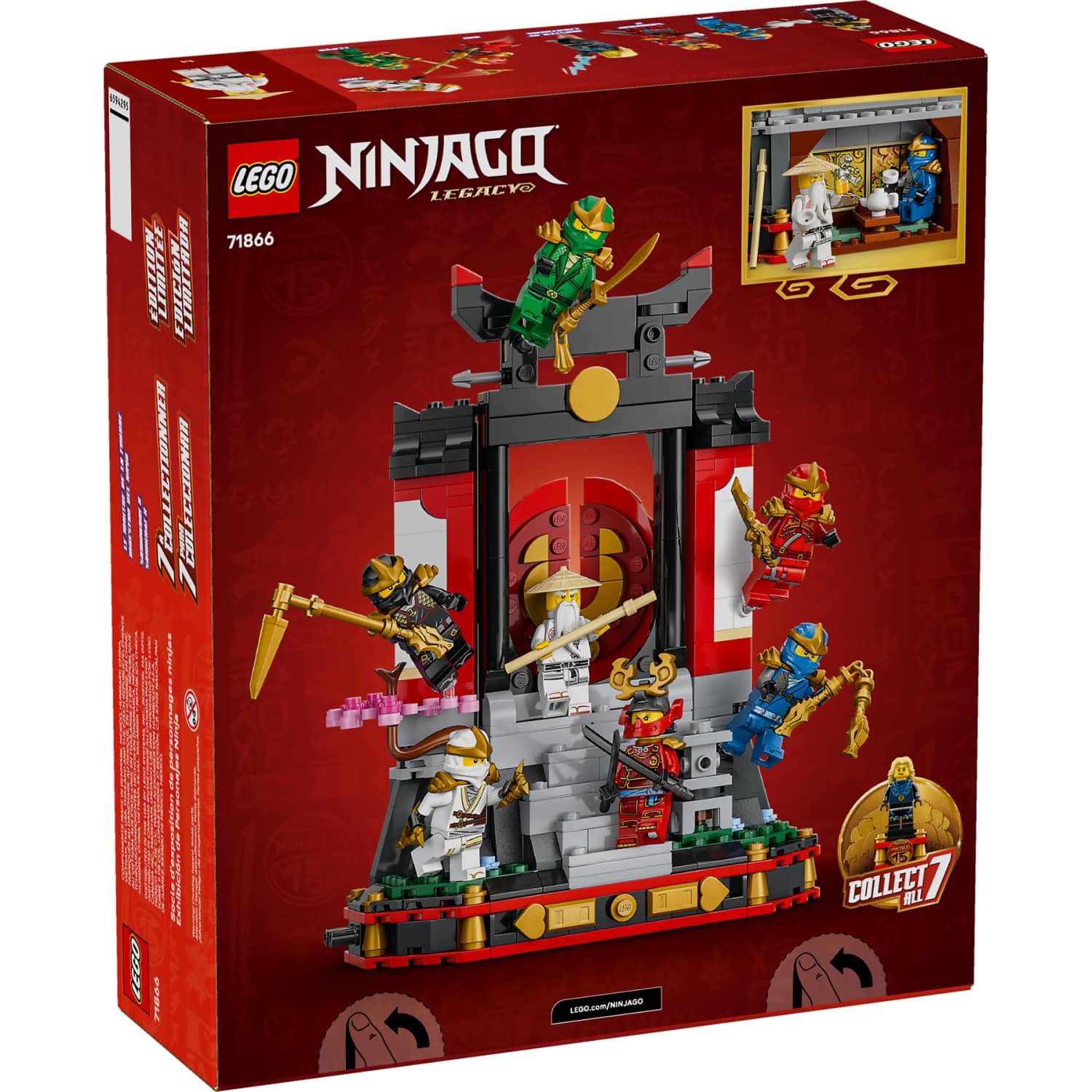 LEGO® 71866 Ninja Character Display 15th Anniversary - NINJAGO®