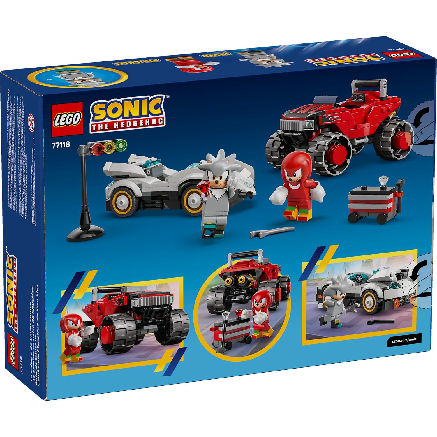 LEGO® 77118 Silver's Car vs. Knuckles Monster Truck - Sonic the Hedgehog™