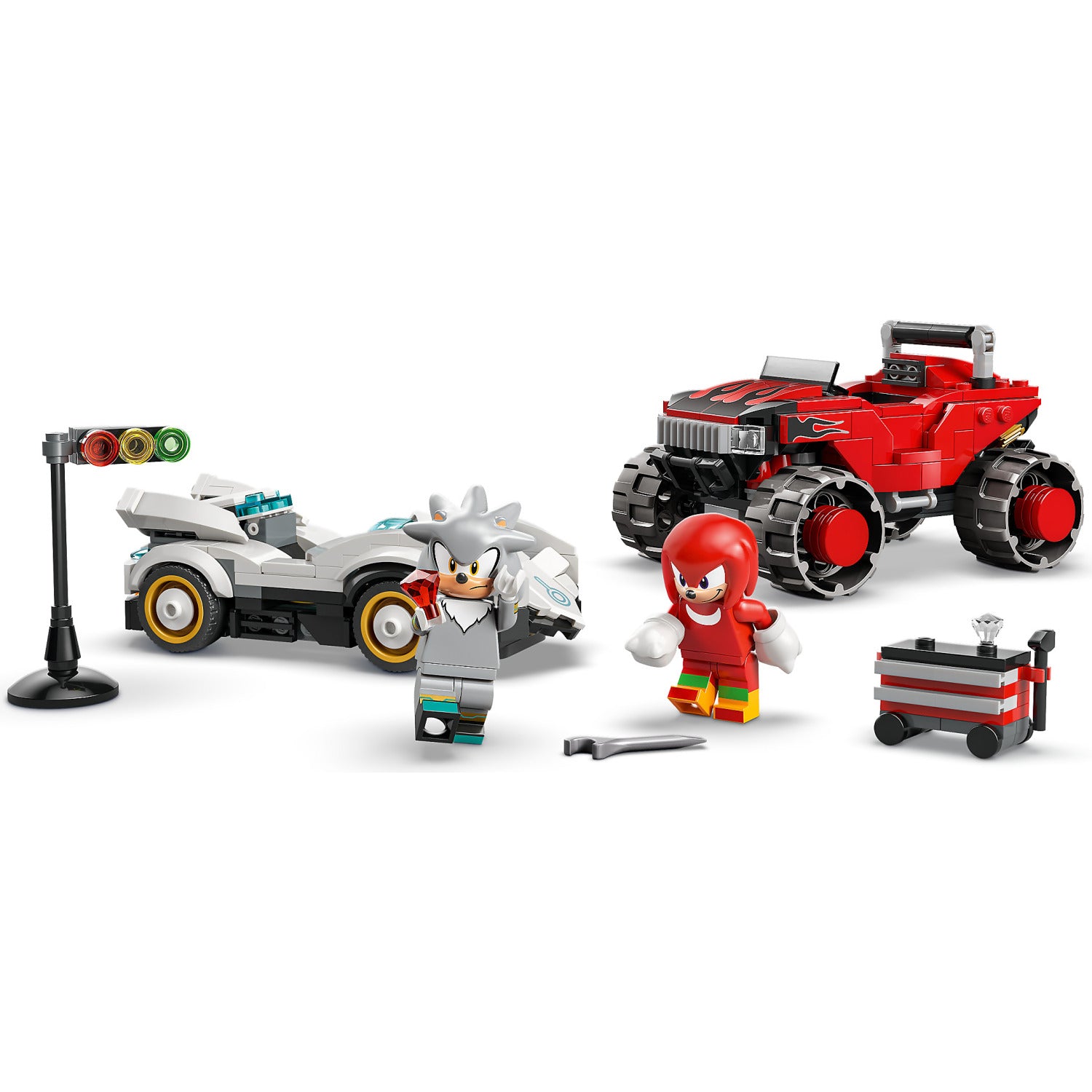 LEGO® 77118 Silver's Car vs. Knuckles Monster Truck - Sonic the Hedgehog™