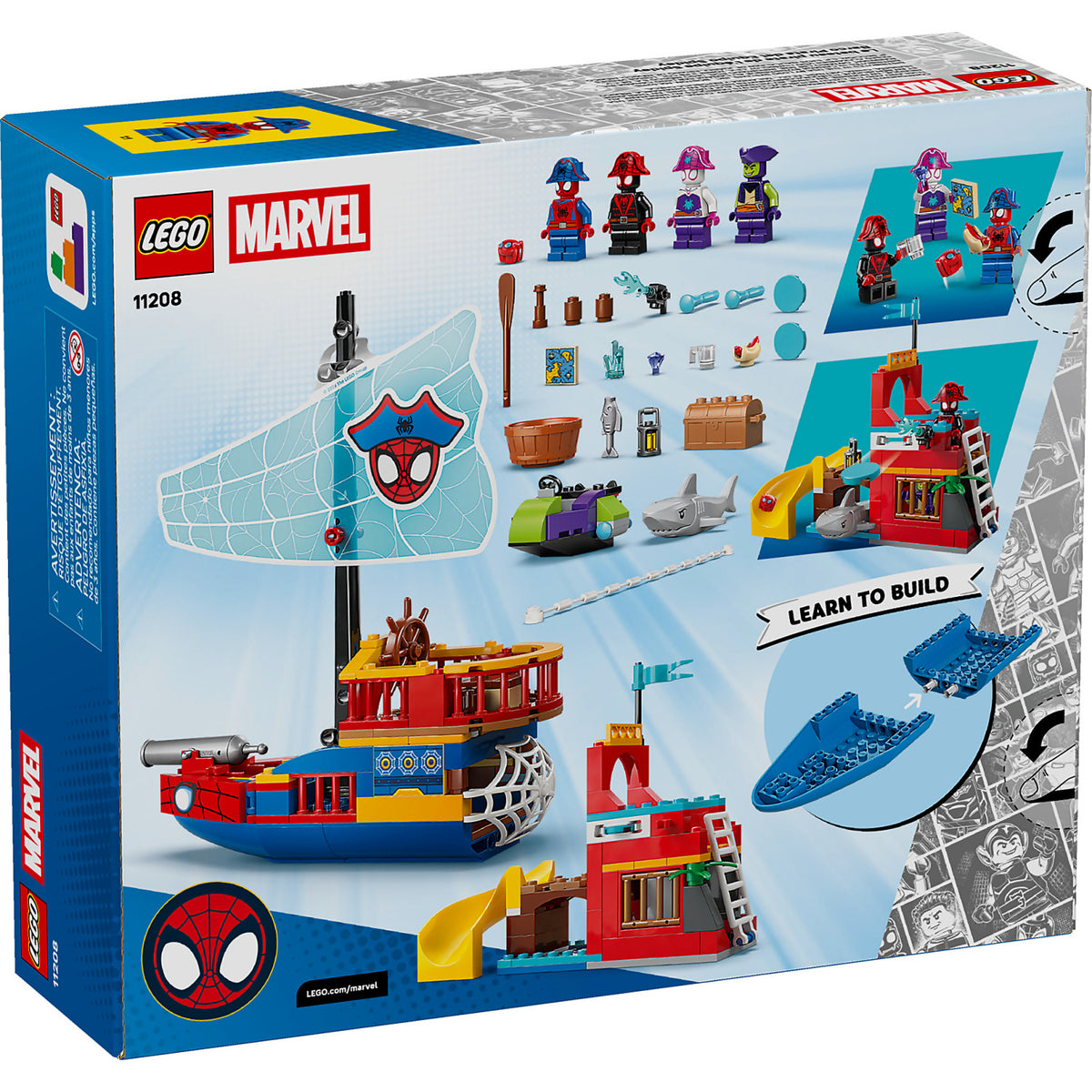 LEGO® 11208 Team Spidey Pirate Ship - Marvel Super Heroes 4+