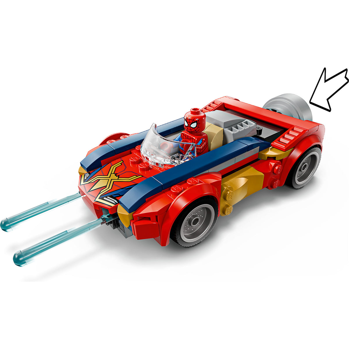 LEGO® 76336 Spider-Man Car vs. Venomized Wolverine - Marvel Super Heroes