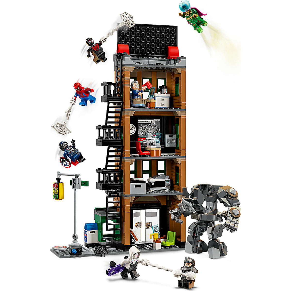 LEGO® 76342 Spider-Man vs. Mysterio: The Daily Bugle - Marvel Super Heroes