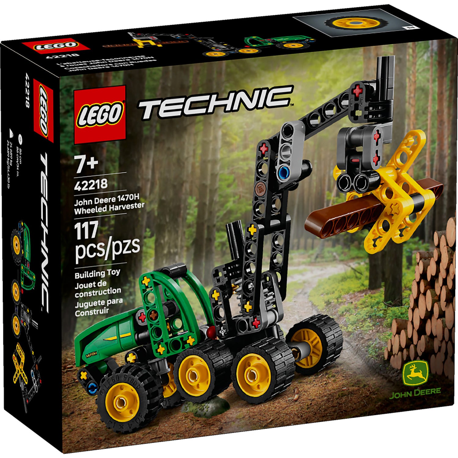 LEGO® 42218 John Deere 1470H Wheeled Harvester - Technic