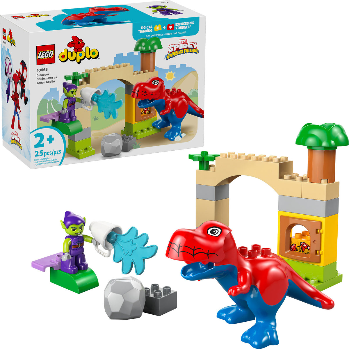 LEGO® 10463 Dinosaur Spidey-Rex vs. Green Goblin - DUPLO®