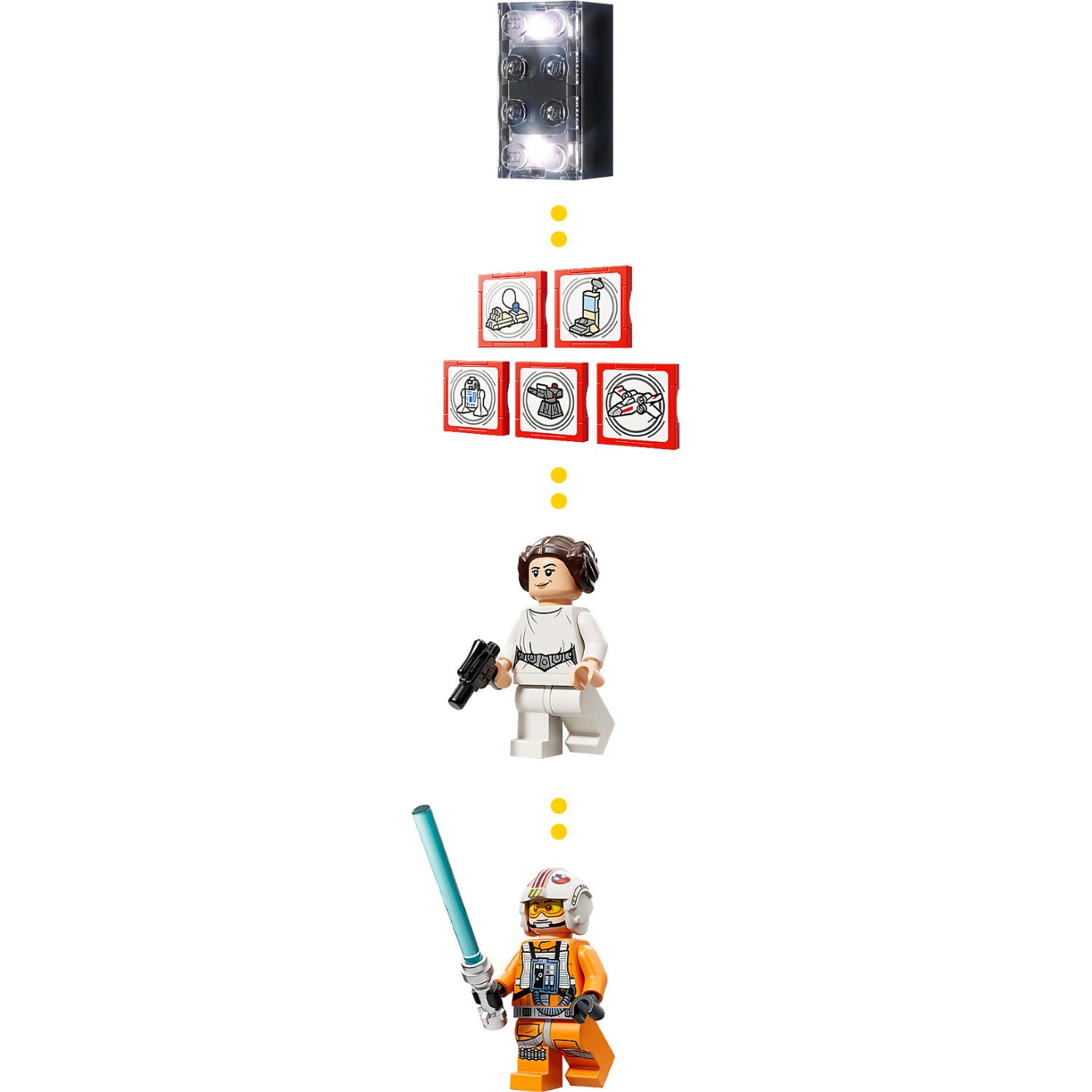 LEGO® 75423 SMART Play™ All-In-One Luke's Red Five X-Wing™ - Star Wars™